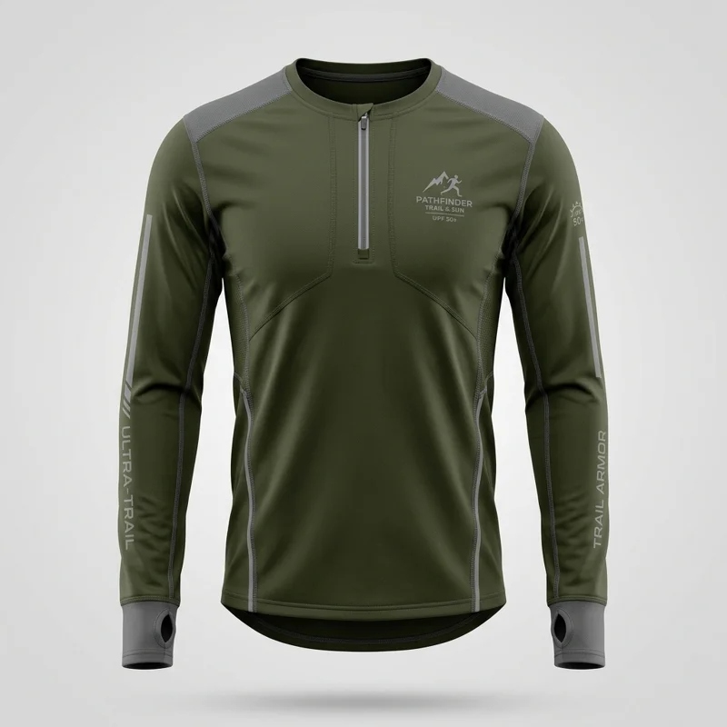 เสื้อวิ่งกันแดดแขนยาว รุ่น "UVShield Trail"