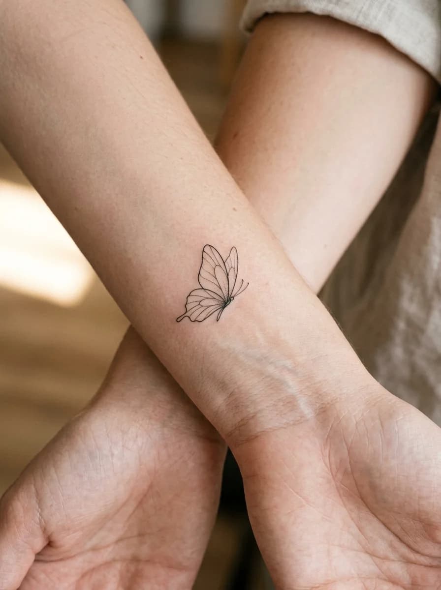 Fineline Butterfly & Stars