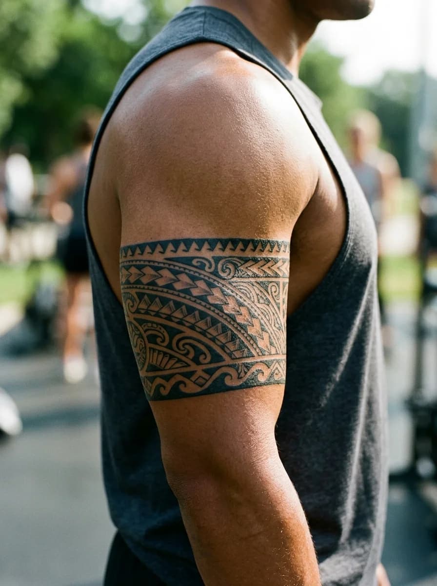 Tribal Polynesian Armband