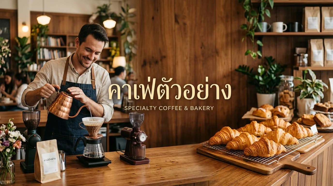 Solution Architecture: เว็บไซต์คาเฟ่ชั้นนำ (Cafe Smart Order & Booking)